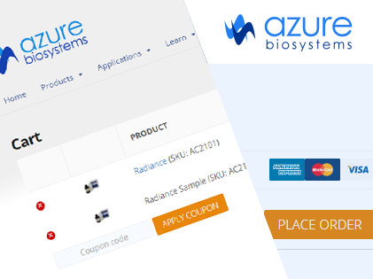 Azure Biosystems eCommerce site